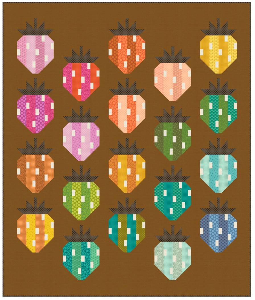 Berry Season Quilt Kit featuring Scenery by Elizabeth Hartman - Two Options