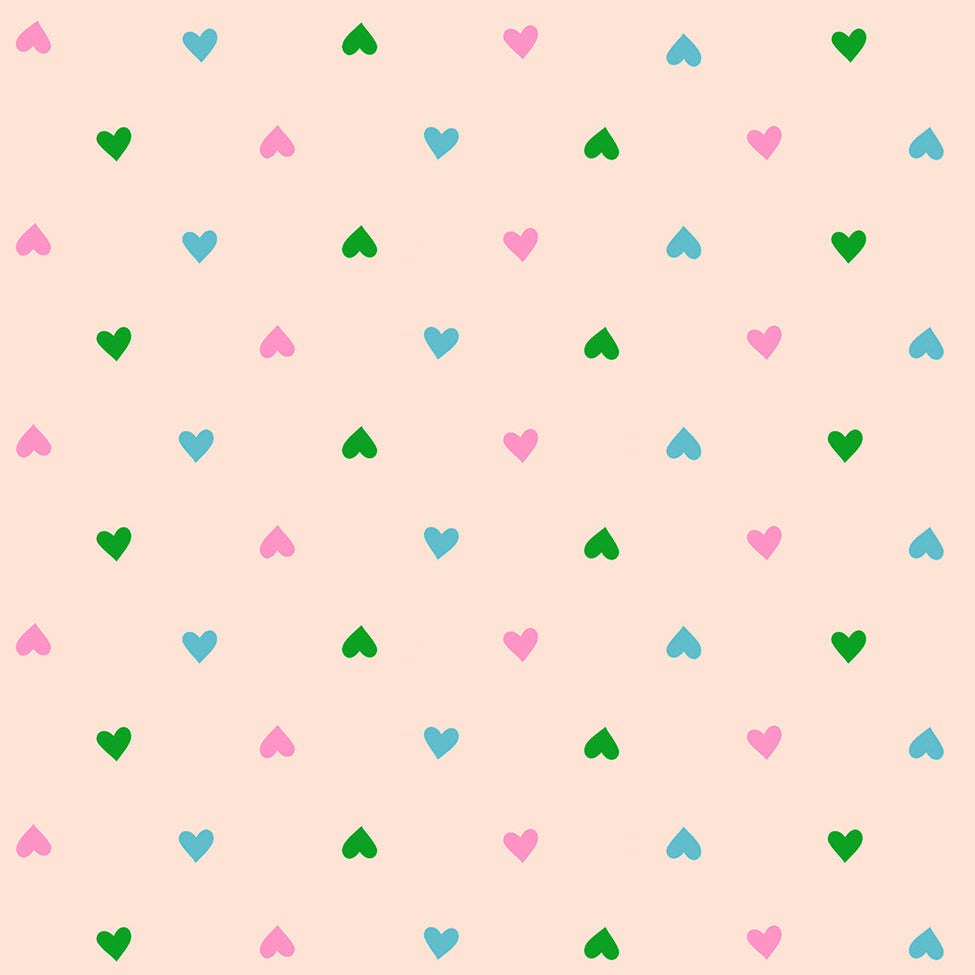 Best Day Ever by Melody Miller : Hearts Peach Cream RS0091 18