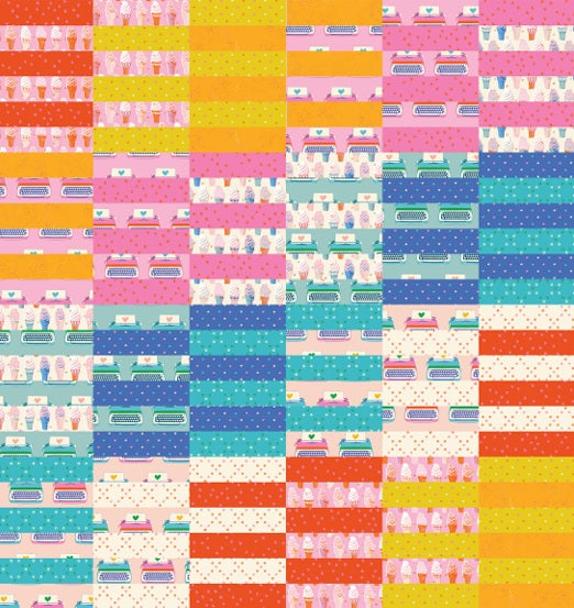 Best Day Ever by Melody Miller - Just 12 Fat Quarters Quilt Kit