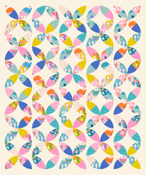 Best Day Ever by Melody Miller - Tangerine Quilt Kit