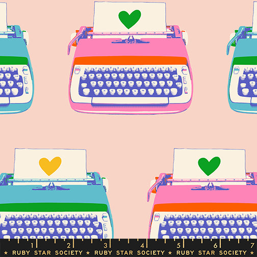Best Day Ever by Melody Miller : Typewriters Vintage Pink RS0104 13
