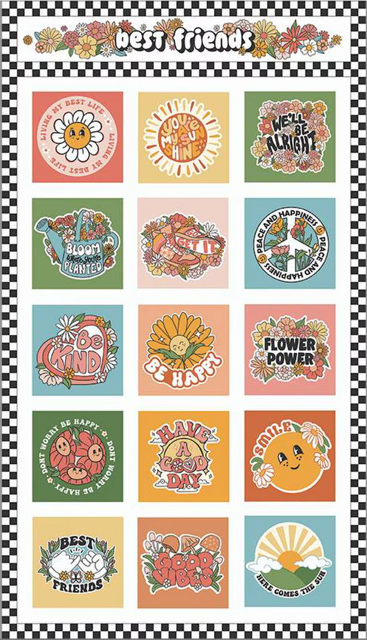 Besties by Corinne Wells- Panel