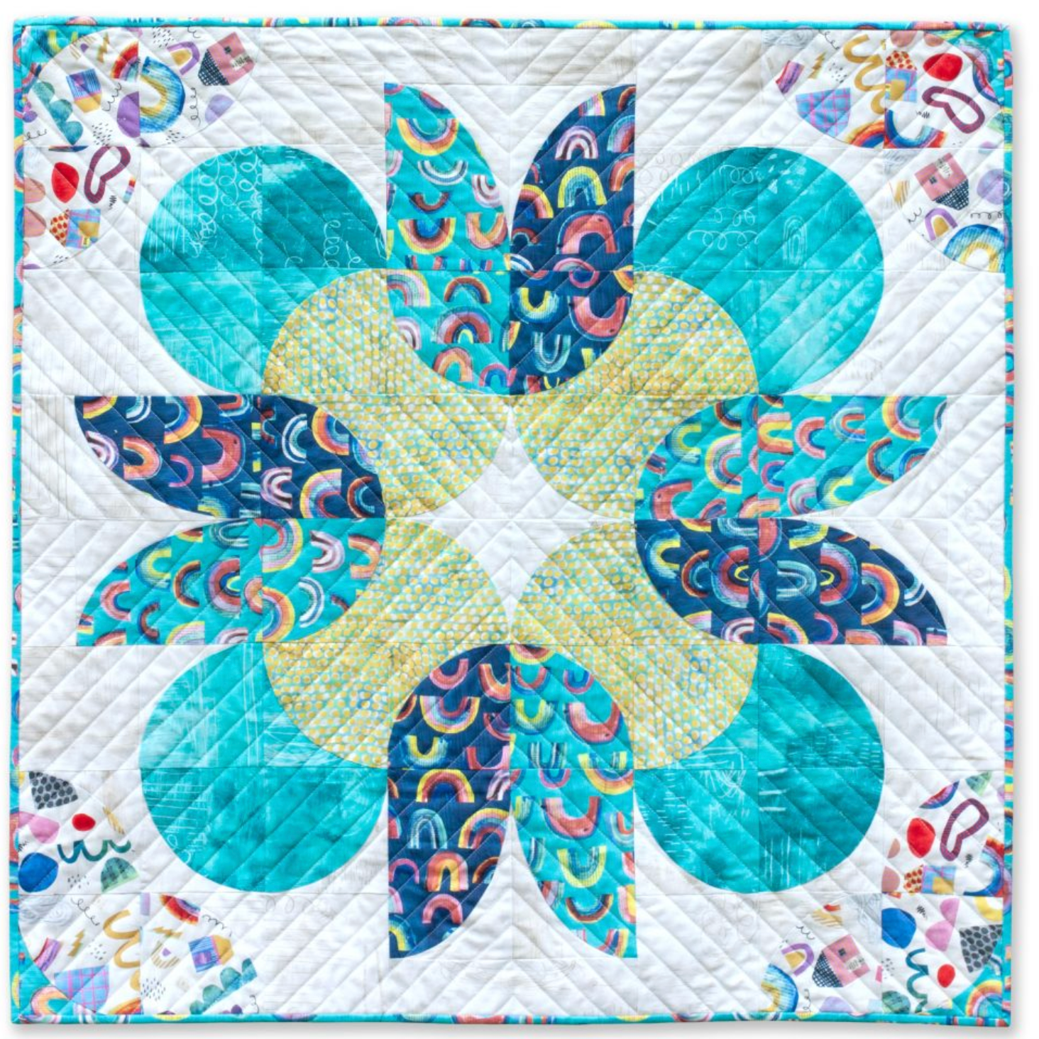 Big Island Blooms Quilt Pattern by Whole Circle Studio