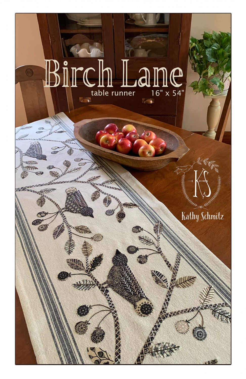 Birch Lane Embroidery Pattern by Kathy Schmitz