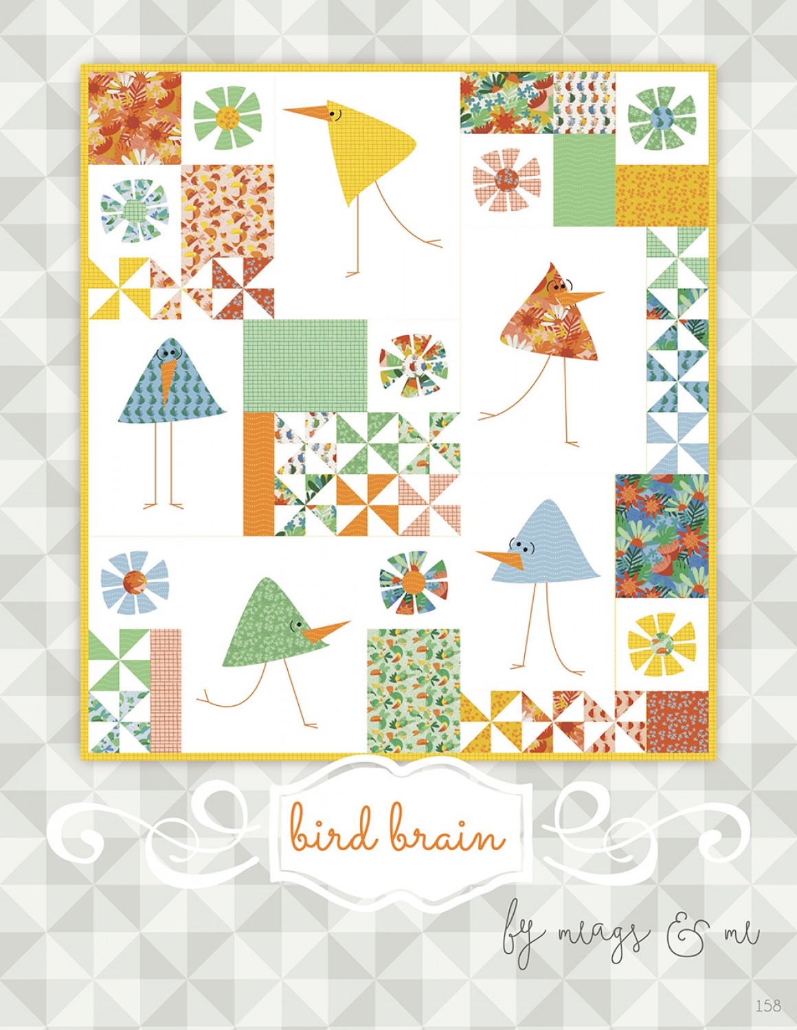 Bird Brain Quilt Pattern by Meags & Me - Special Order