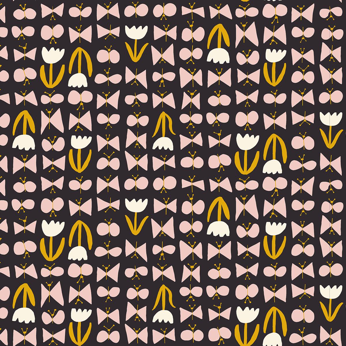 Bird is the Word by Kimberly Kight - Butterflies Soft Black RS3081 16