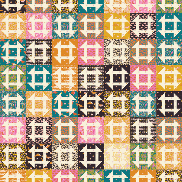 Bird is the Word by Kimberly Kight : Stash-n-Dash Quilt Kit