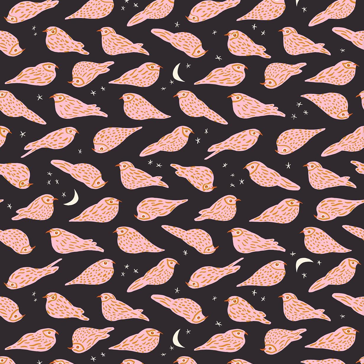 Bird is the Word by Kimberly Kight - Whippoorwill Soft Black RS3078 16