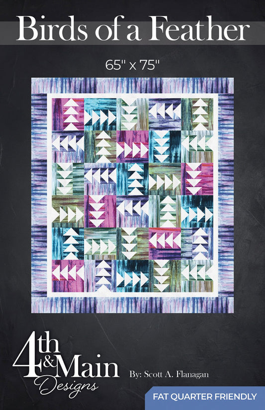 Birds of a Feather Quilt Pattern by 4th & Main