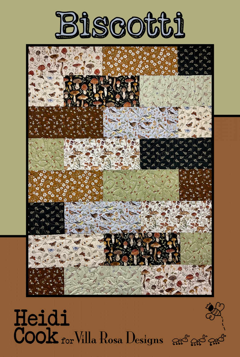 Biscotti Quilt Pattern by Villa Rosa Design