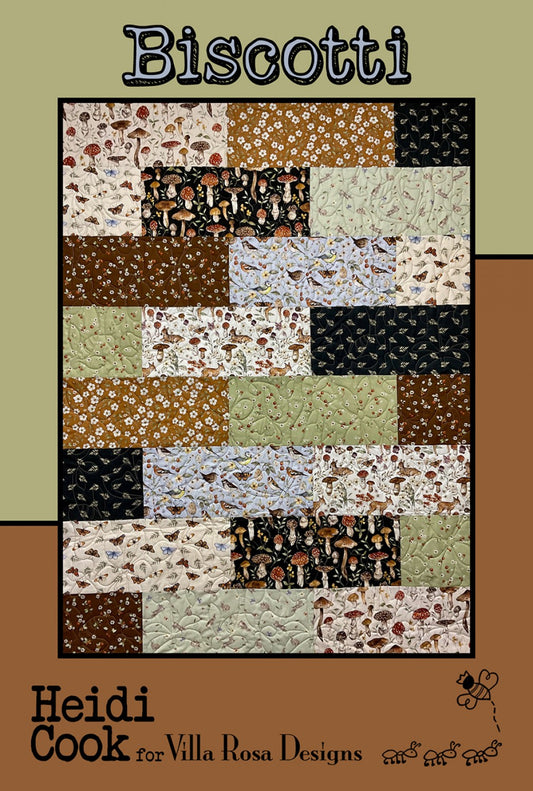 Biscotti Quilt Pattern by Villa Rosa Design