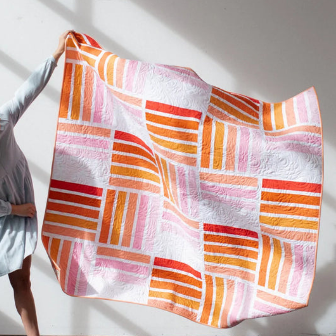 Blakely Quilt featuring Art Gallery Pure Solids - 1 Left!