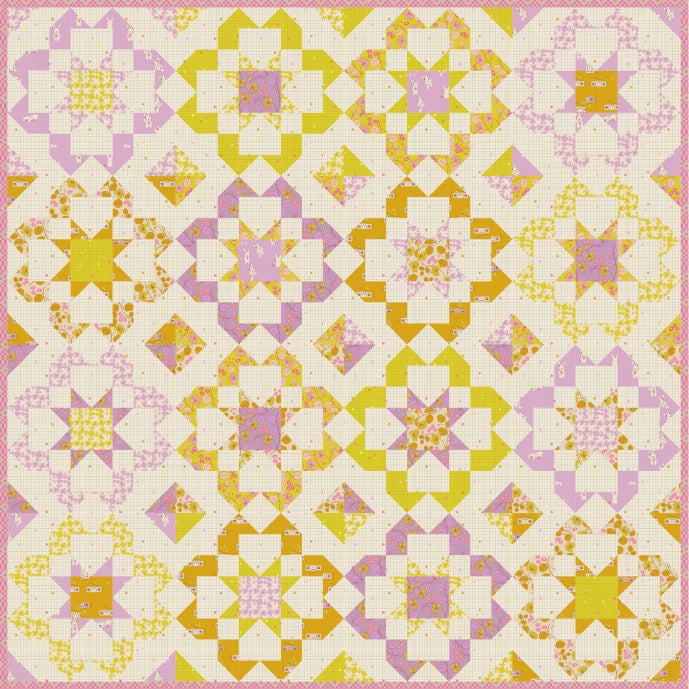 LoFi Linens by Rashida Coleman-Hale : Bloom Burst Quilt Kit