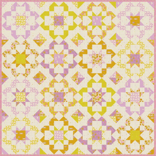 LoFi Linens by Rashida Coleman-Hale : Bloom Burst Quilt Kit