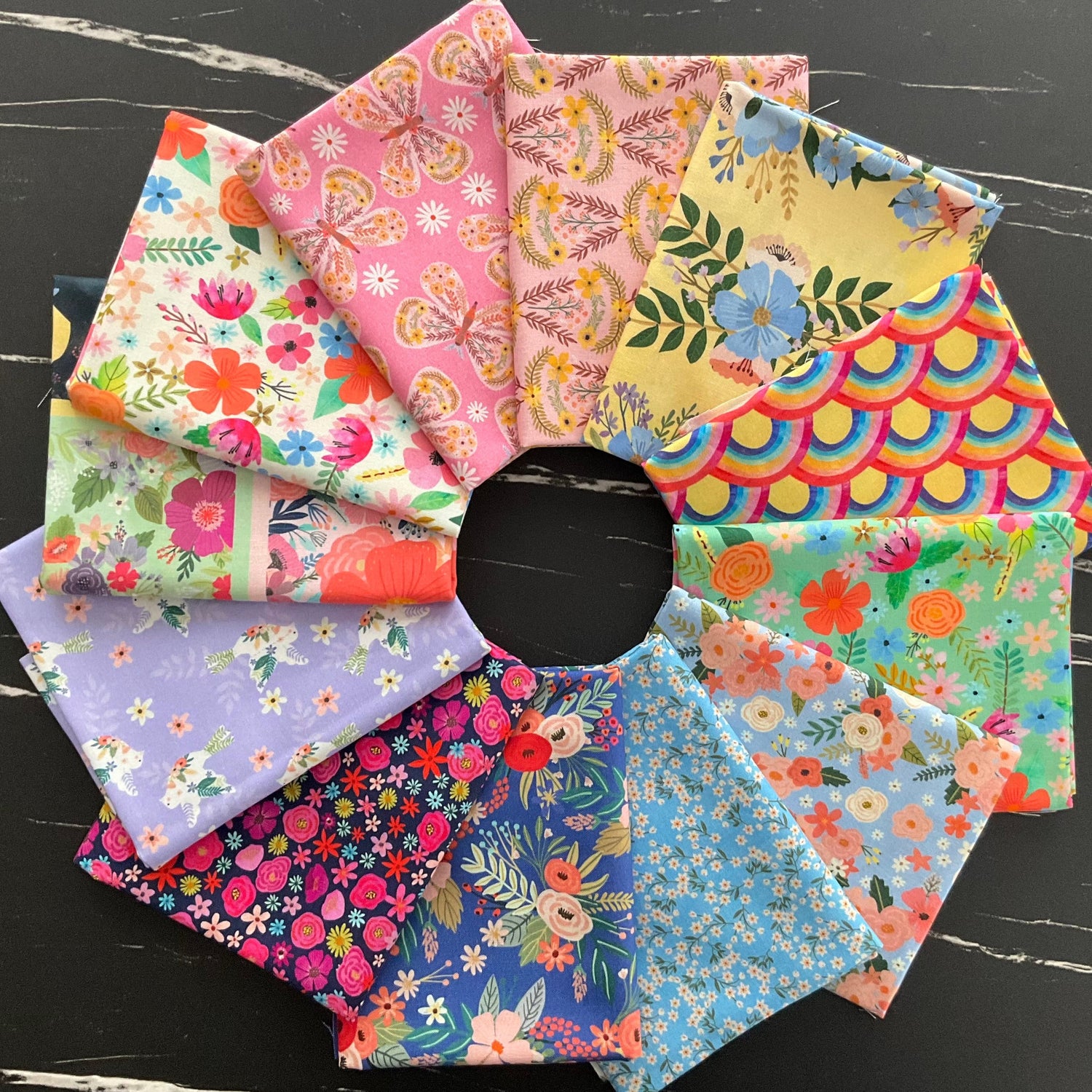 Bloom by Mia Charro - Corolla Quilt Kit