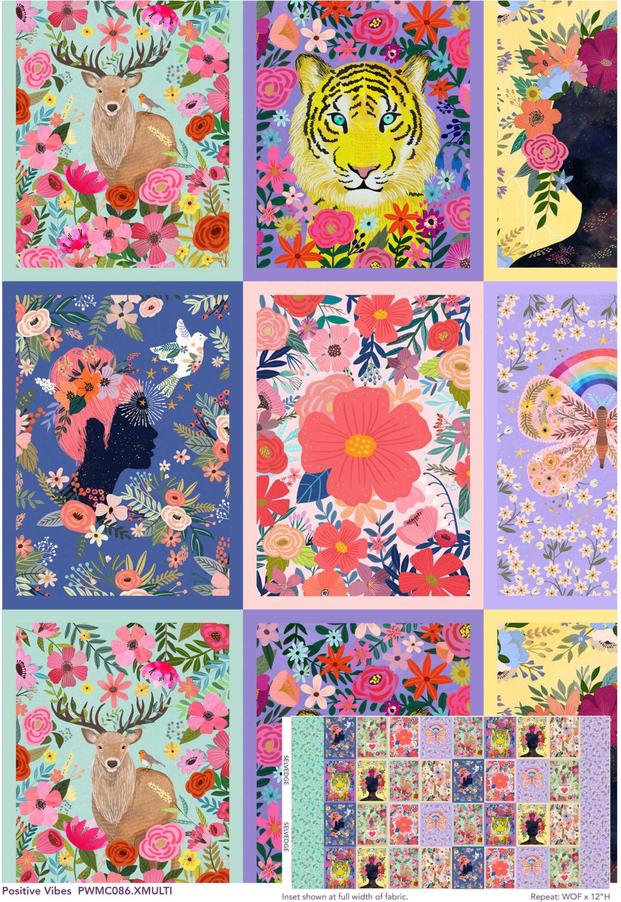 Bloom by Mia Charro - Corolla Quilt Kit