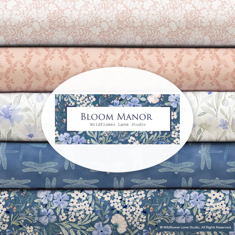 Bloom Manor by Wildflower Lane Studio - Fat Quarter Bundle -  Special Order (Expected June 2025)