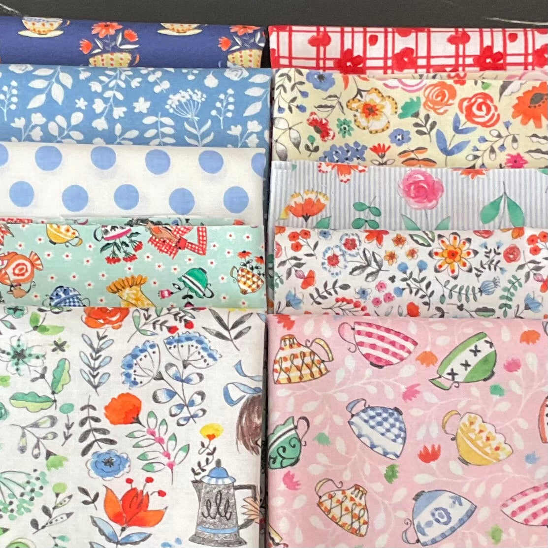 Blossom Brew by Anne Keenan Higgins - A Cup of Tea Wall Hanging Kit - 1 Left!