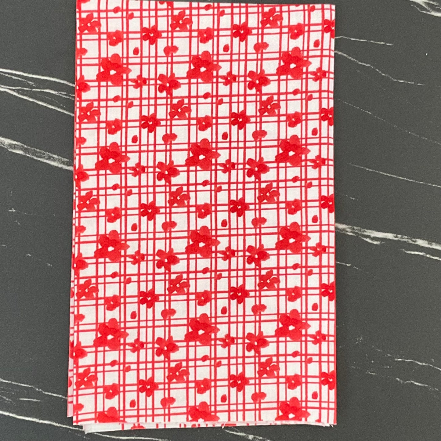 Blossom Brew by Anne Keenan Higgins: Blooming Plaid PWAK048.XWHITE