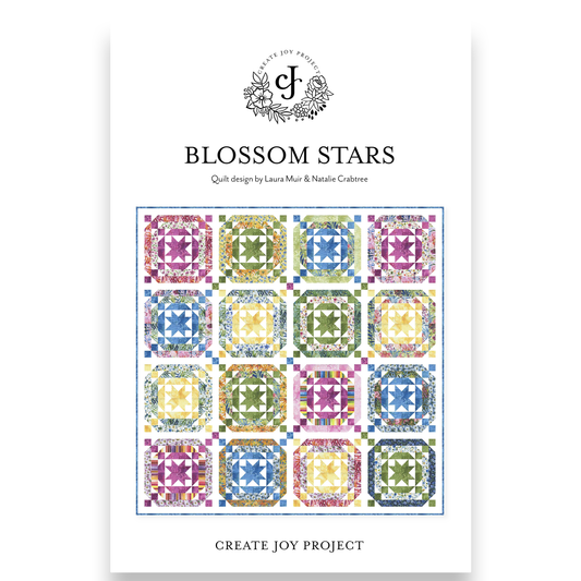 Blossom Stars Quilt Pattern - Special Order