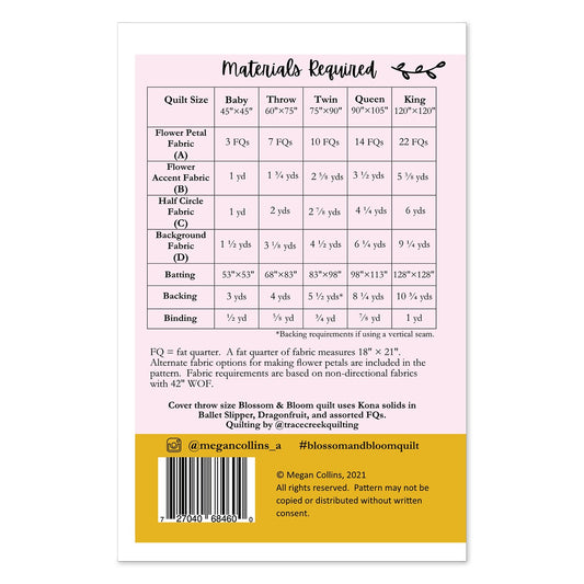 Blossom and Bloom # MCQD-4600 - Special Order