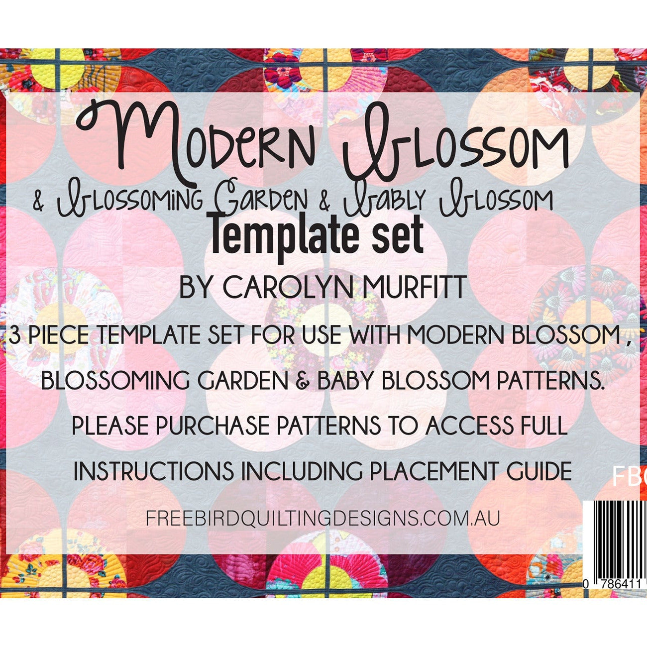 Blossoming Garden Quilt Pattern by Free Bird Quilting Designs