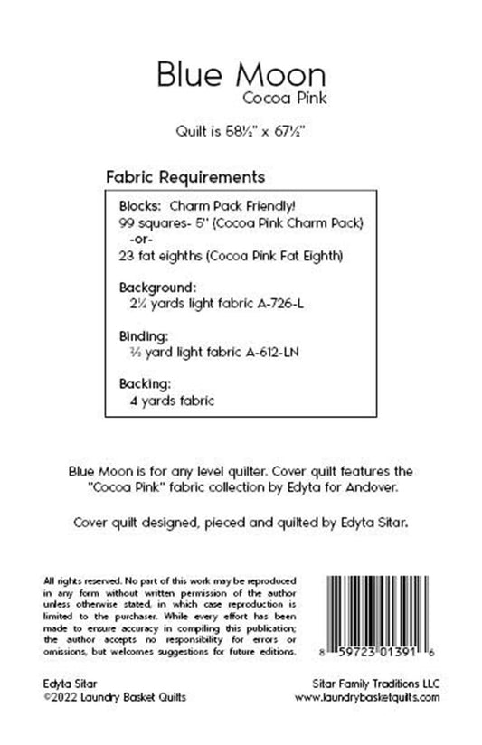 Blue Moon - Cocoa Pink # LBQ-1391-P Special Order