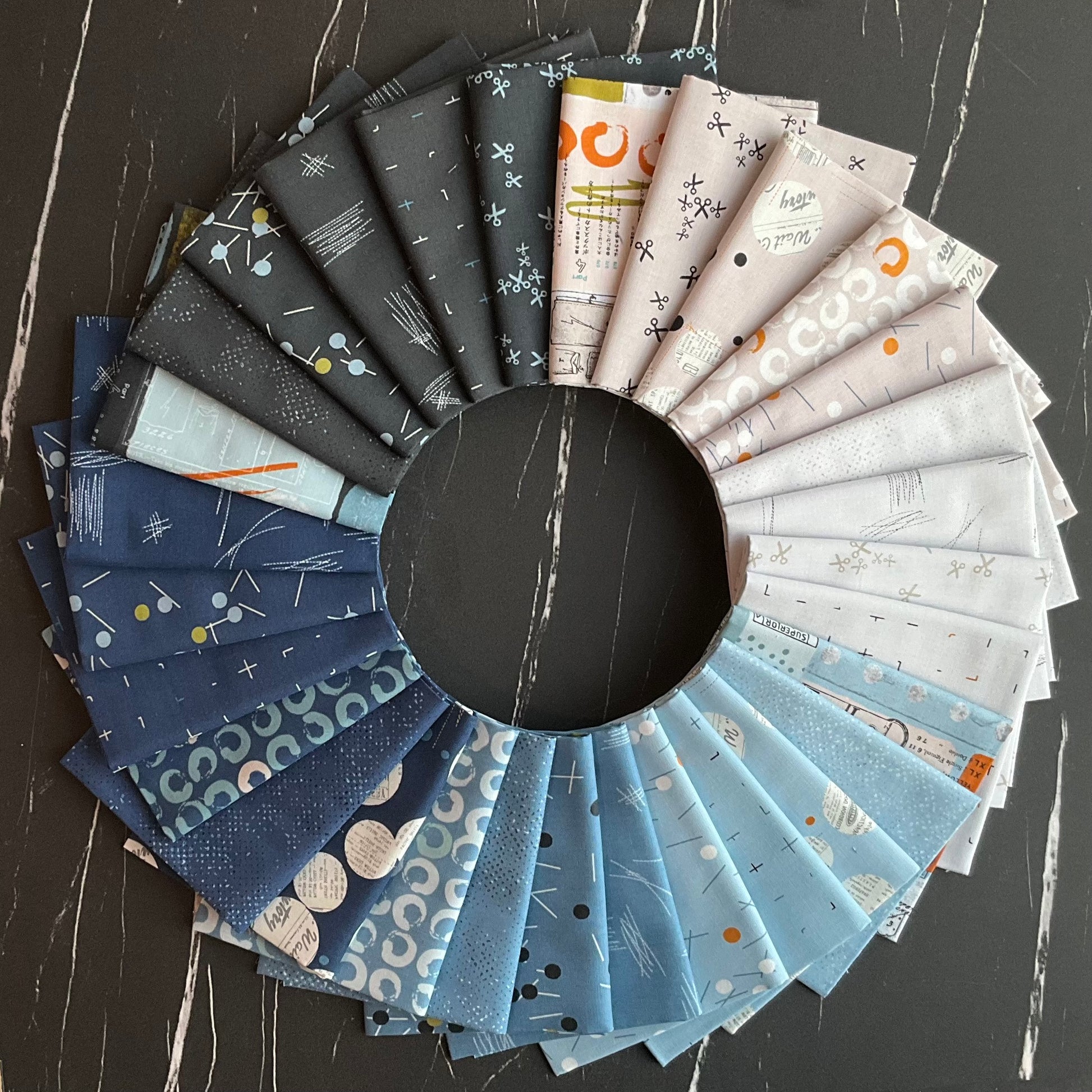 Bluish by Zen Chic : Pins And Buttons Sand 1825 12