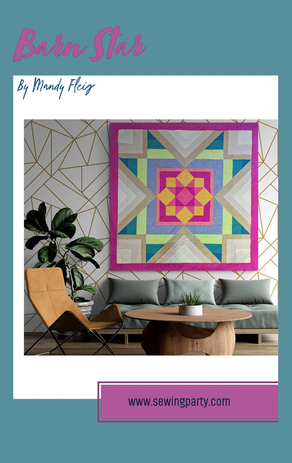 Boat Race by Heather Ross - Barn Star Quilt Kit