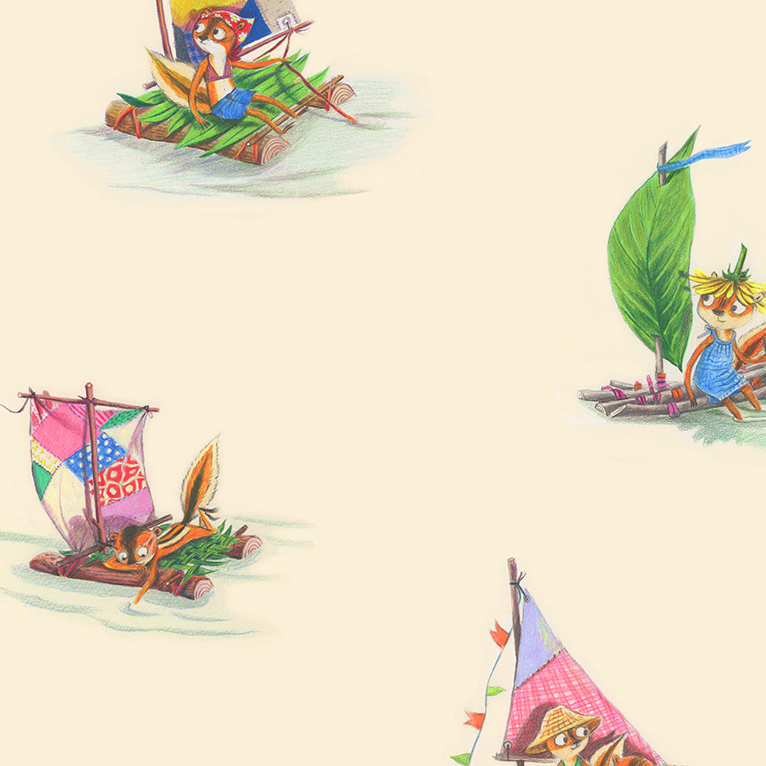 Boat Race by Heather Ross - Fabric Bundles
