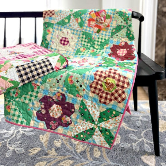 Boat Race by Heather Ross - Lullaby Garden Quilt Kit