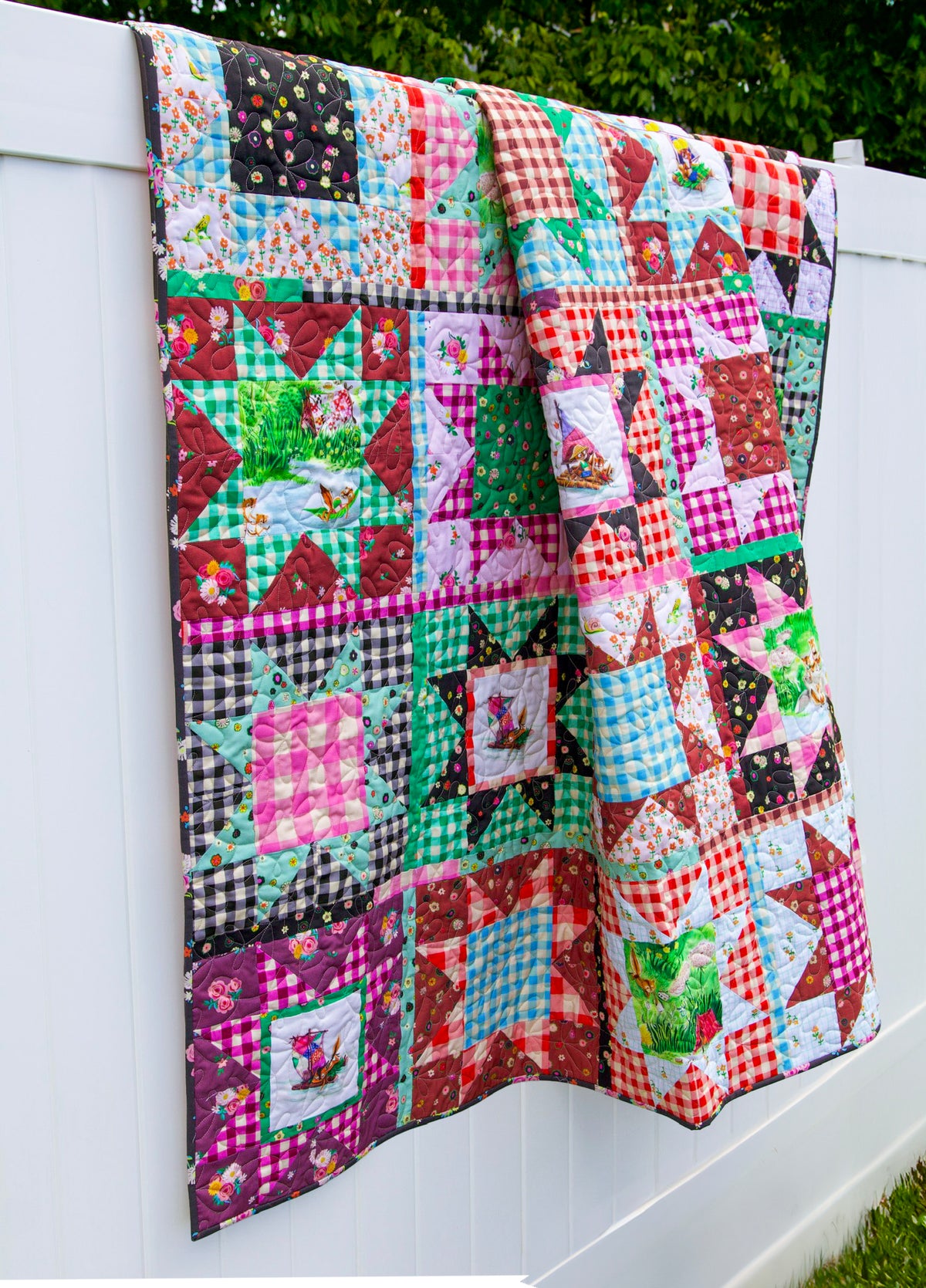 Boat Race by Heather Ross - Star Adventure Quilt Kit