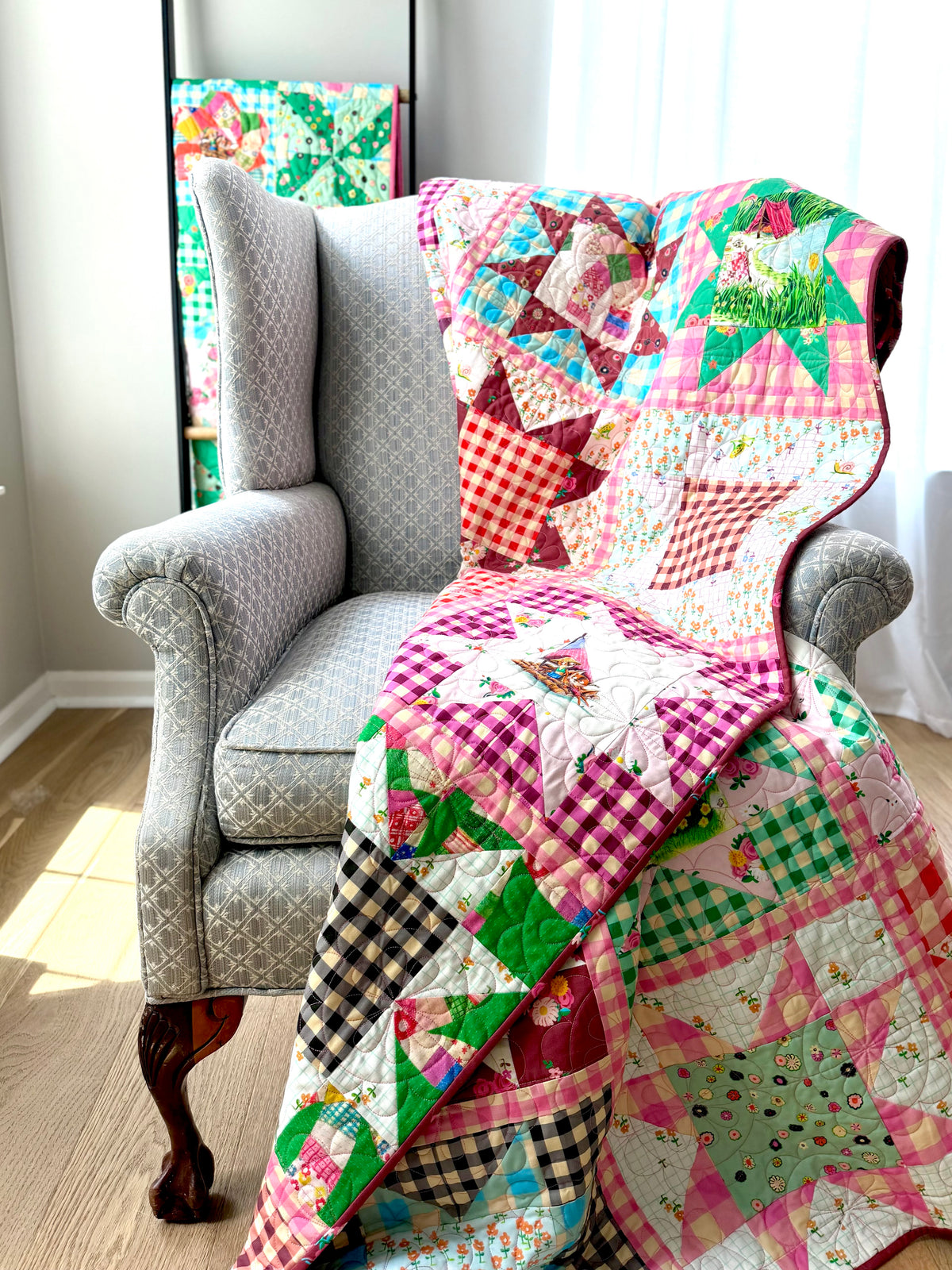 Boat Race by Heather Ross - Star Adventure Quilt Kit