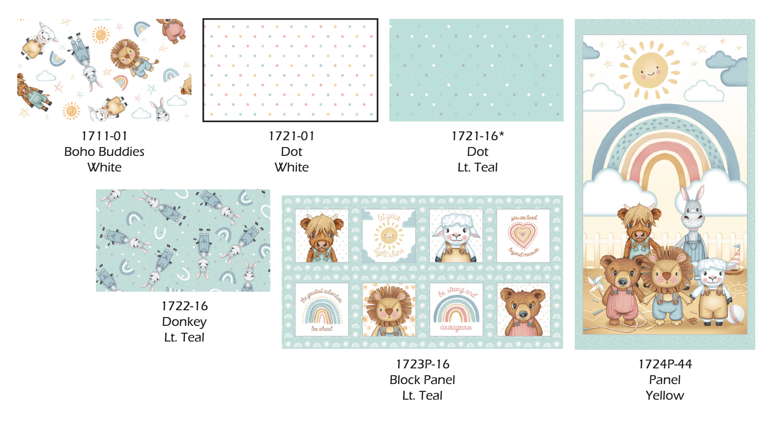 Boho Buddies by Sharon Kuplack : All Together Quilt Kit