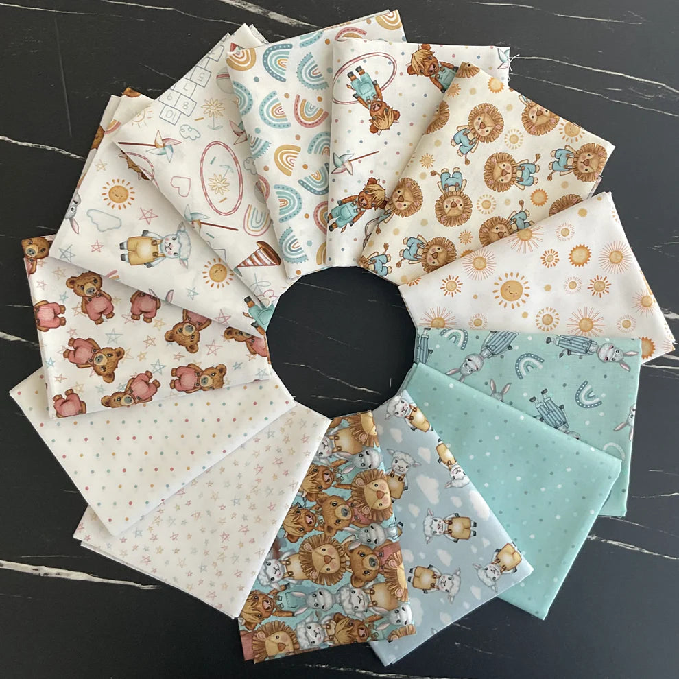 Boho Buddies by Sharon Kuplack : Four Patch Fun Quilt Kit