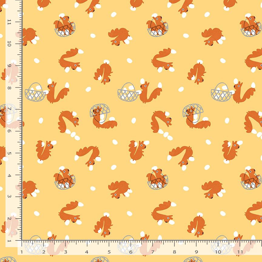 Bok Bok Meow by Leezaworks : Eggstra Squirrely Amber STELLA-DLW3705