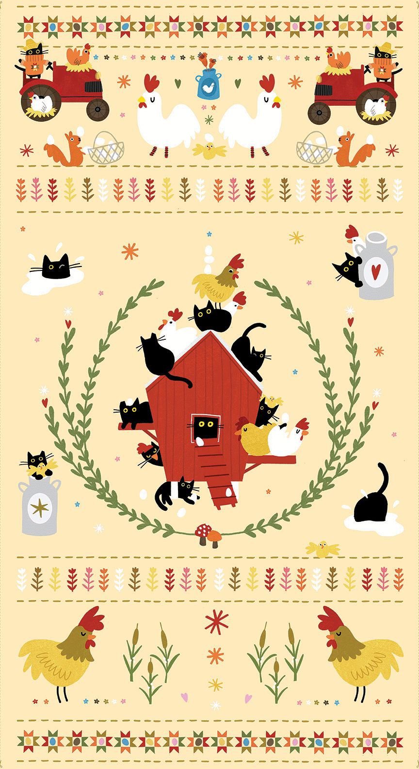 Bok Bok Meow by Leezaworks : Fabric Bundles
