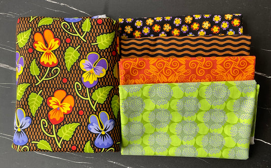 Bold and Bright Garden Quilt Kit featuring Gloriosa Garden by Jane Sassaman