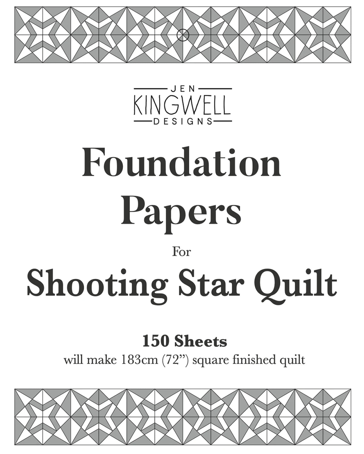 Bonbon Jar by Jen Kingwell : Shooting Star Tempter Quilt Kit