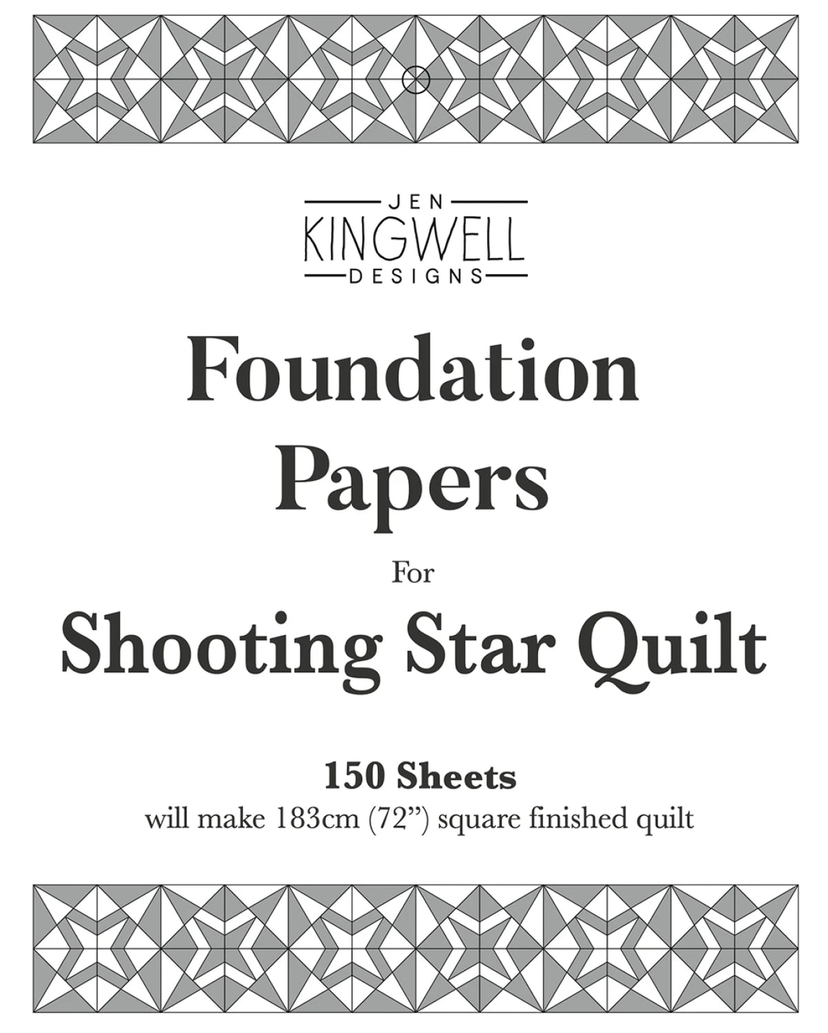 Bonbon Jar by Jen Kingwell : Shooting Star Tempter Quilt Kit