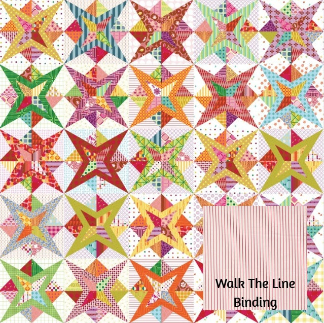 Bonbon Jar by Jen Kingwell : Shooting Star Tempter Quilt Kit