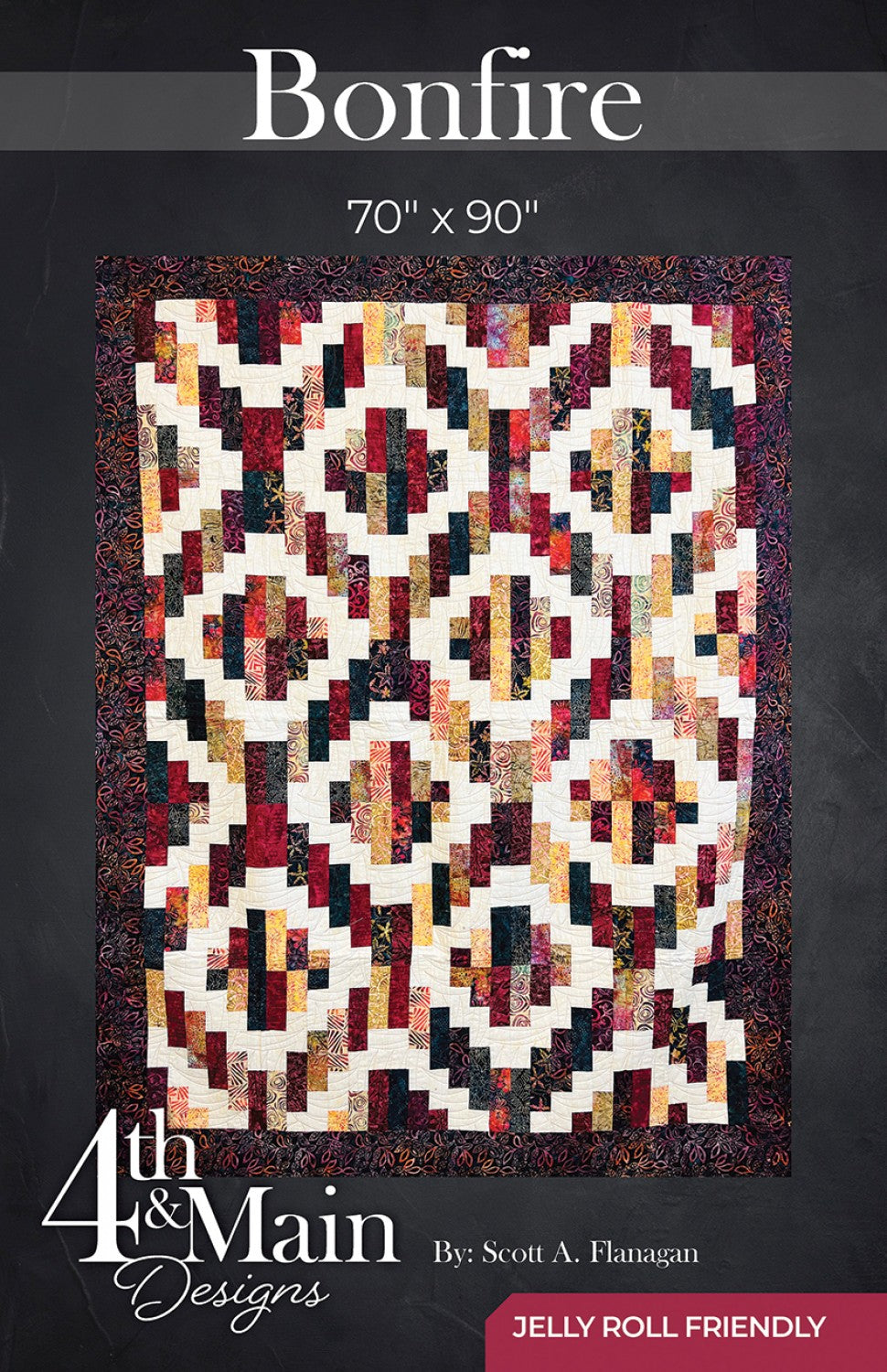 Bonfire Quilt Pattern by 4th & Main – Modern Quilt Co.