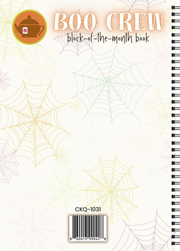 Boo Crew Block of the Month Pattern Book by Copper Kettle Quilt Co