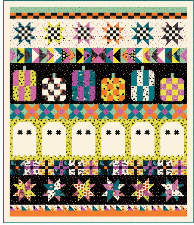 Boo Crew Block of the Month Pattern Book by Copper Kettle Quilt Co