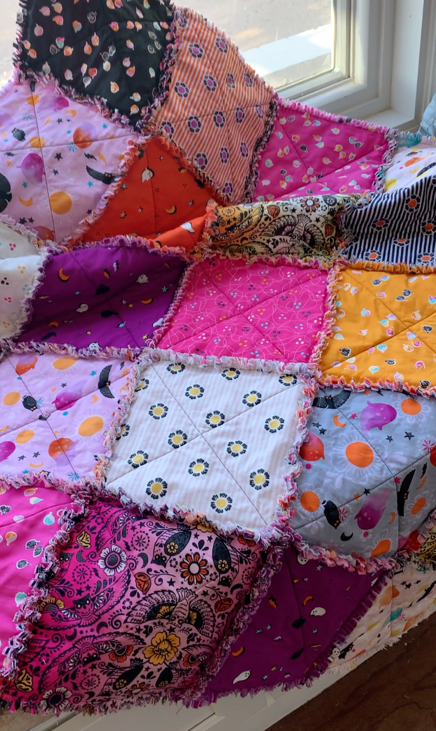 Boodacious by Wishwell - Rag Quilt Kit Fabric Pack