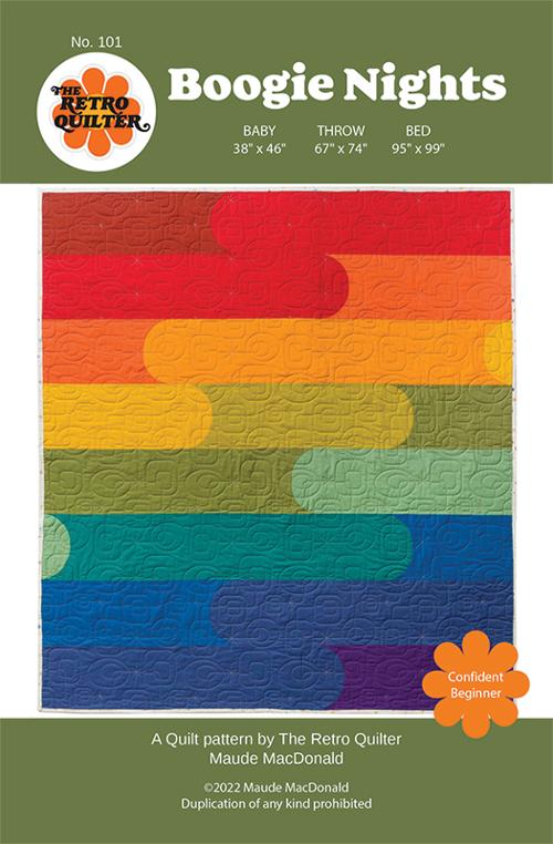 Boogie Nights Quilt Pattern by The Retro Quilter