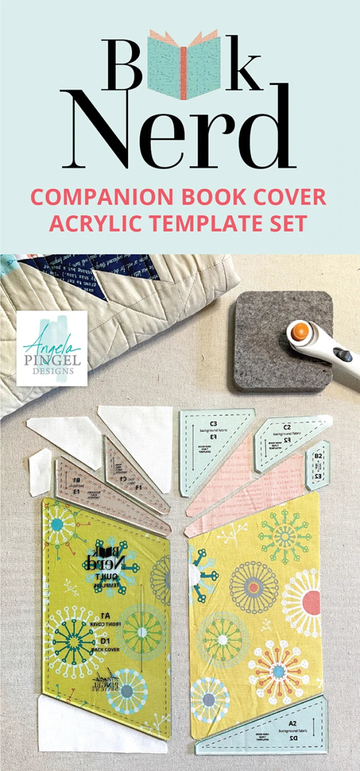 Book Nerd Companion Book Cover 7 Piece Acrylic Template