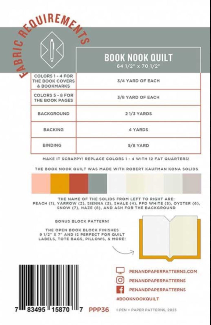 Book Nook by Pen and Paper featuring AGF Pure Solids