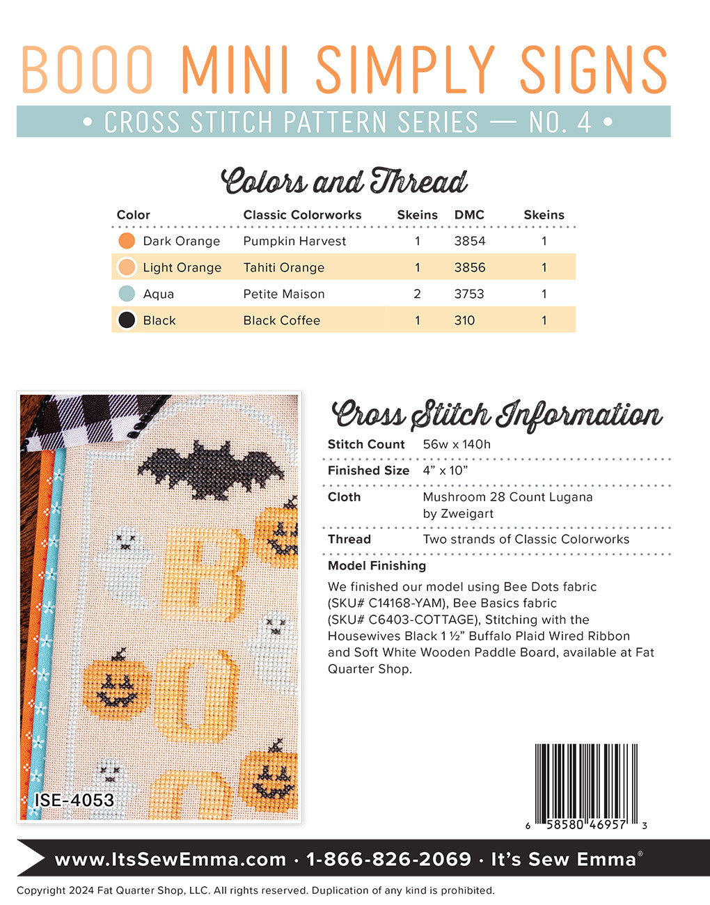 Booo Mini Simply Signs - September 2024 # ISE-4053 - Special Order