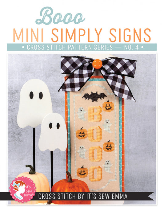 Booo Mini Simply Signs - September 2024 # ISE-4053 - Special Order